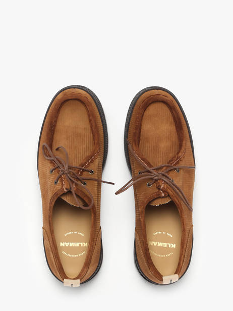 Derby Shoes In Leather Kleman Brown men MAJORV other view 4