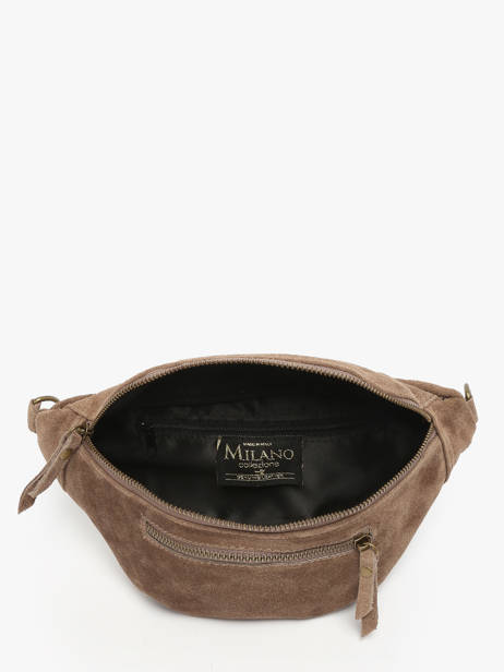 Belt Bag Milano Brown velvet VE24119 other view 3