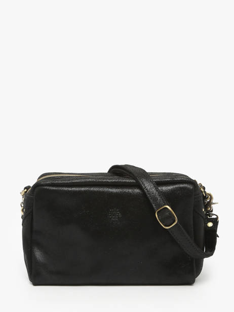 Sac Bandoulière Mama Cuir Mila louise Noir vintage 23673X vue secondaire 4