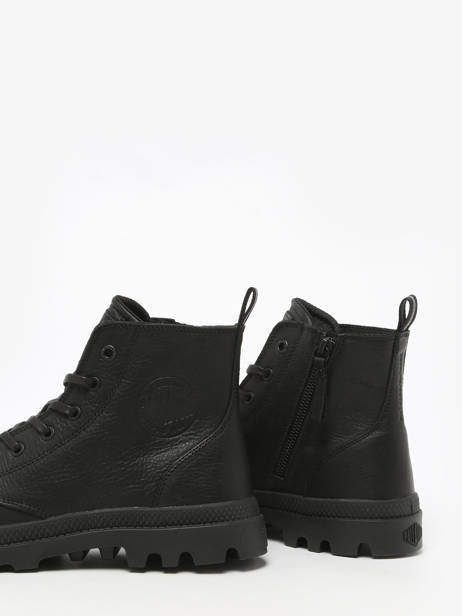 Pampa Zip Boots In Leather Palladium Black men 76888008 other view 3