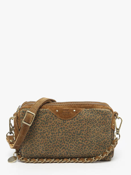 Sac Bandoulière Vintage Cuir Mila louise Marron vintage 2367XPAV