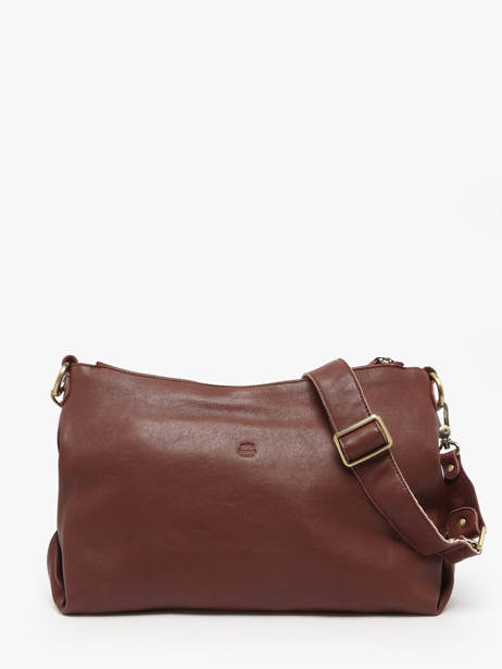 Sac Bandoulière Vintage Cuir Mila louise Beige vintage 3822VC vue secondaire 4