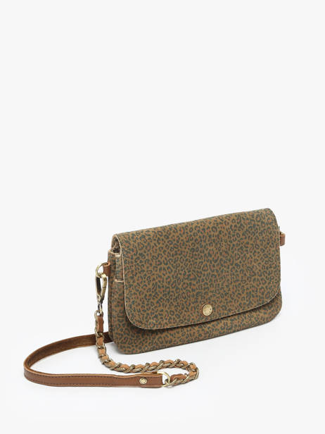 Shoulder Bag Vintage Leather Mila louise Brown vintage 3783PAC other view 2