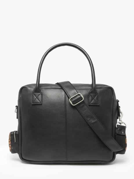 Handbag Leopard Leather Paul marius Black leopard DANDL90S other view 4