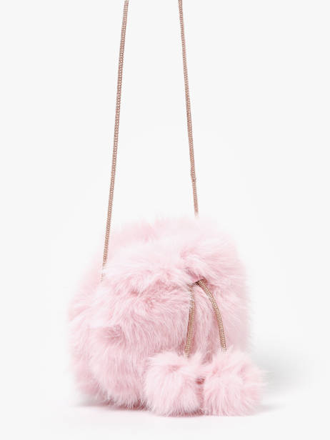 Kid's Crossbody Bag Panpan Le voyage en panier Pink kids AHP297 other view 1