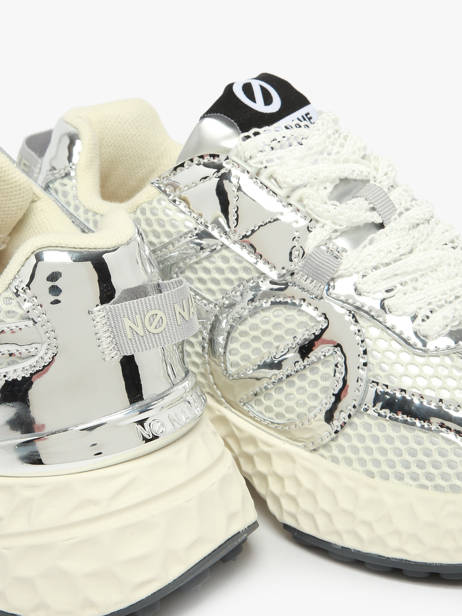 Boots In Leather No name Silver women CRDD04AL other view 2