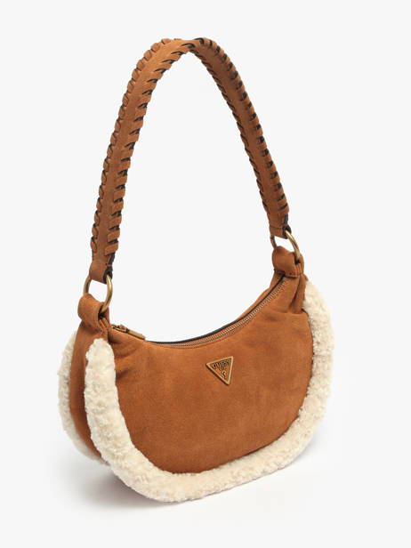 Sac Bandoulière Amita Cuir Guess Marron amita W9539721 vue secondaire 2