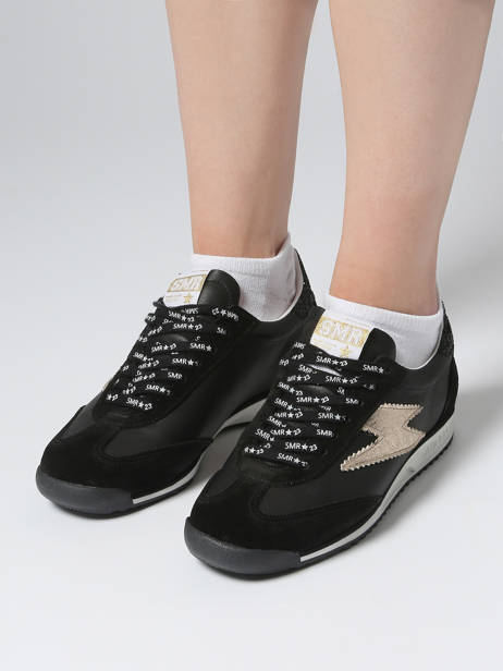 Sneakers Joyce In Leather Semerdjian Black women JOYCE other view 1