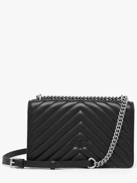 Crossbody Bag Love Bag Quilt Leather Pinko Black love bag quilt A0GK other view 4