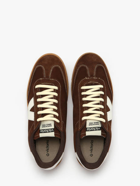 Sneakers Berlin In Leather Victoria Brown women 1126218 other view 4