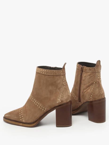 Heeled Boots In Leather Alpe Brown women 54491109 other view 2