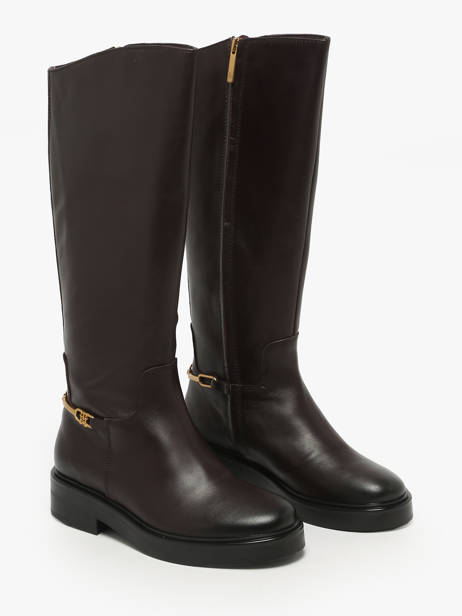 Bottes En Cuir Tommy hilfiger Marron women 8863GR8 vue secondaire 1