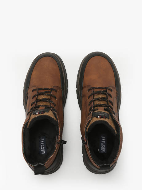 Bottines Mustang Marron men M0101004 vue secondaire 3