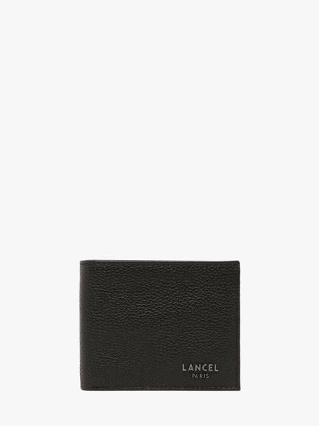 Leather Côme Wallet Lancel Black come A12882
