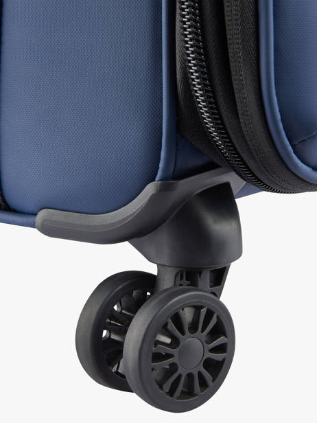 Cabin Luggage On Wheels Delsey Blue maubert 2.0 3813801W other view 2