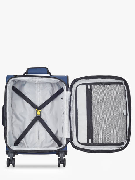 Cabin Luggage On Wheels Delsey Blue maubert 2.0 3813801W other view 3