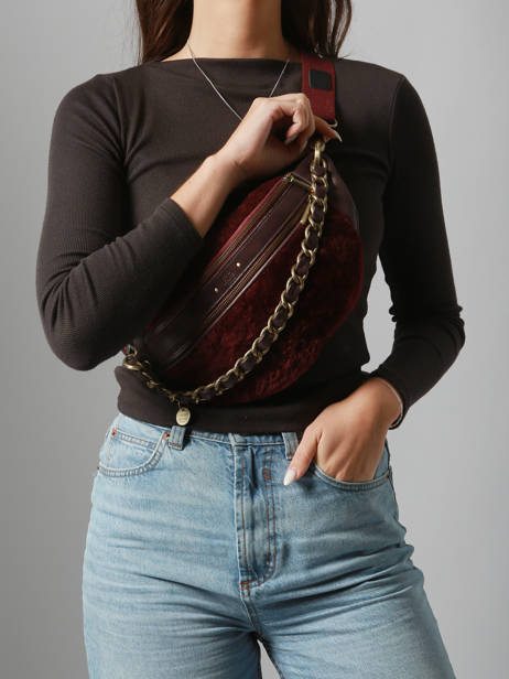 Sac Banane Mila louise Marron vintage 23689FUC vue secondaire 1