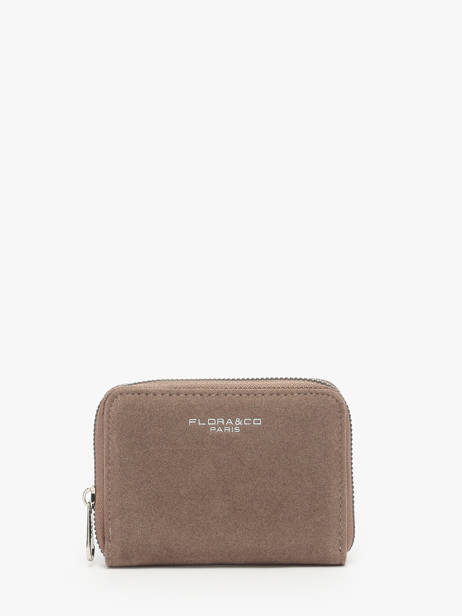 Coin Purse Miniprix Brown velvet F8809