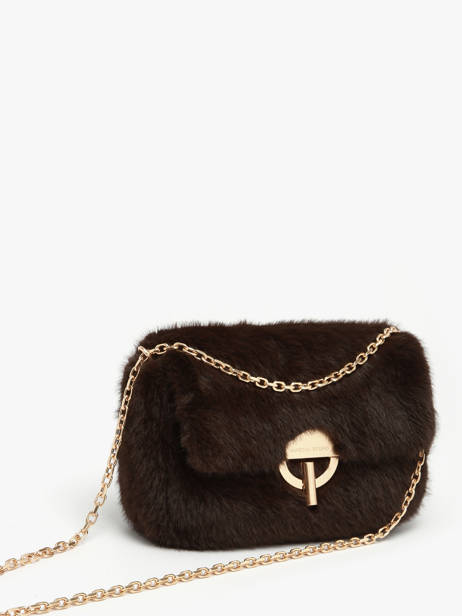 Medium Faux Fur Moon Crossbody Bag Vanessa bruno Brown moon 30V40533 other view 2