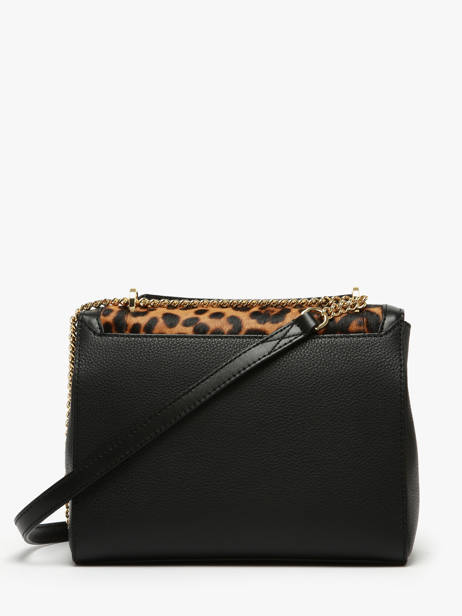 Leather Ninon Leopard Top-handle Bag Lancel Brown ninon A13751 other view 4