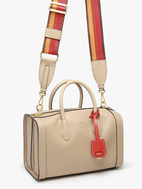 Medium Leather Bcbg Bowling Bag Lancel Beige bcbg A13690 other view 2