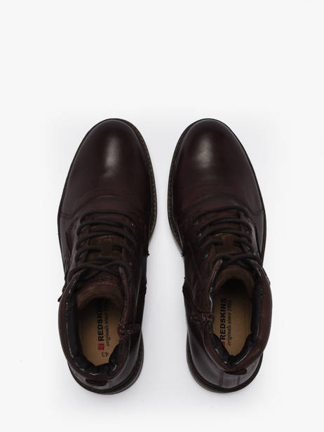 Boots In Leather Redskins Brown men TRIOMPHE other view 3