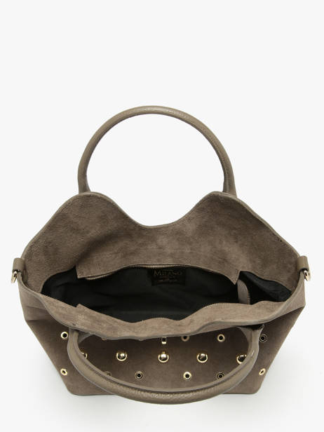 Sac à Main Velvet Studs Milano Marron velvet studs VS25092 vue secondaire 3