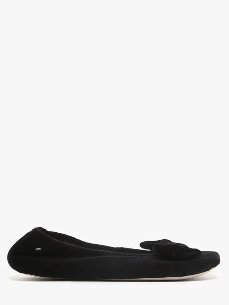 Slippers Isotoner Black women 95810 other view 3