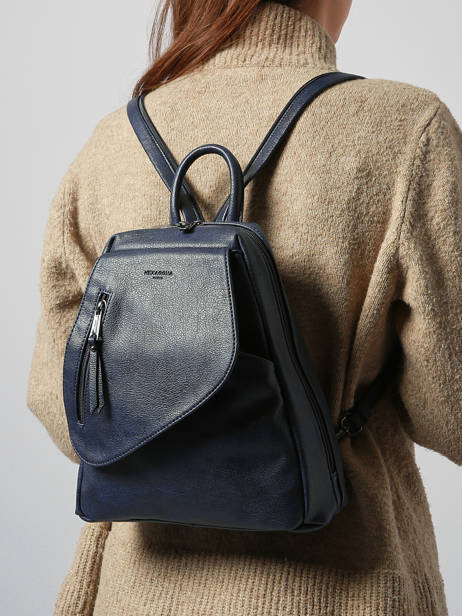 Backpack Gracieuse Hexagona Blue gracieuse 315306 other view 1