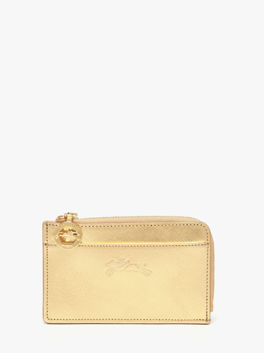 Longchamp Le pliage xtra gold Bill case / card case Gold