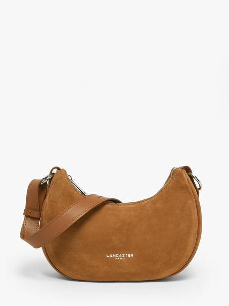 Sac Bandoulière Suede Cuir Lancaster Beige suede 81