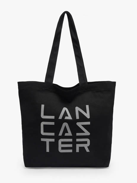 Shoulder Bag Tote Bag 3 Lines Lancaster Black tote bag 3 lines 6