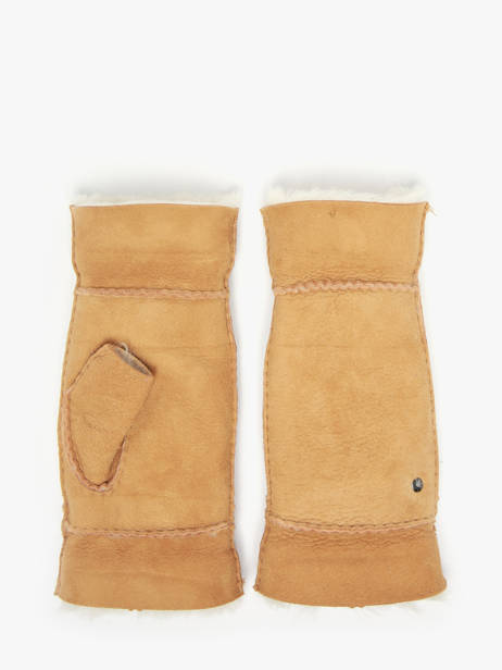 Gants Isotoner Marron women gloves 68663 vue secondaire 2