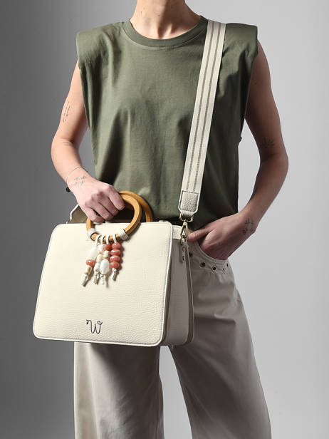 Sac Porté Main Camomille Pearl Woomen Beige camomille pearl WCAE1M vue secondaire 2