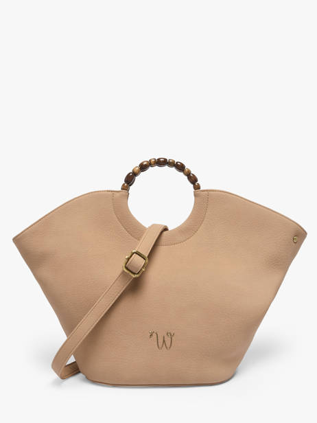 Sac Porté Main Neflier Pearl Woomen Beige neflier pearl WNEP01