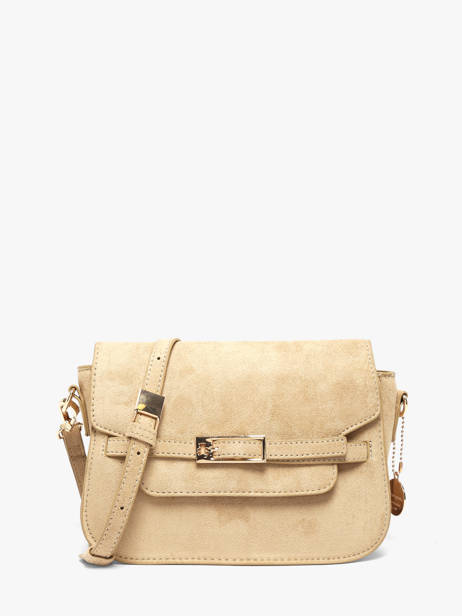 Sac Bandoulière Buckle Lulu castagnette Beige buckle D