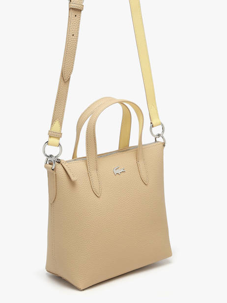 Sac Porté Main Anna Lacoste Beige anna NF5126AA vue secondaire 2