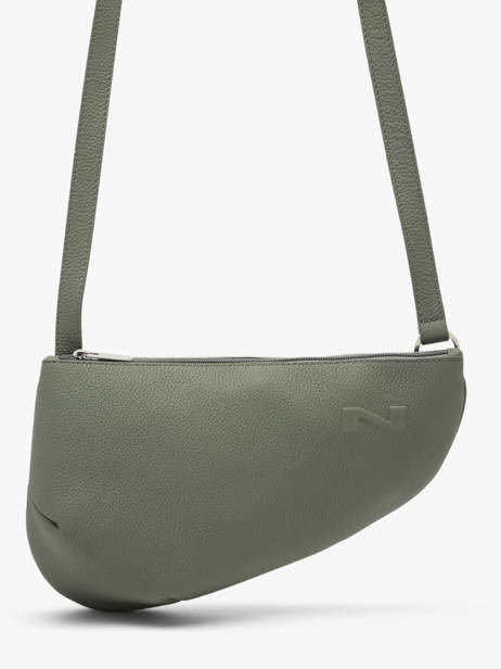 Sac Bandoulière Large City Perle Cuir Nathan baume Vert n city 1 vue secondaire 2