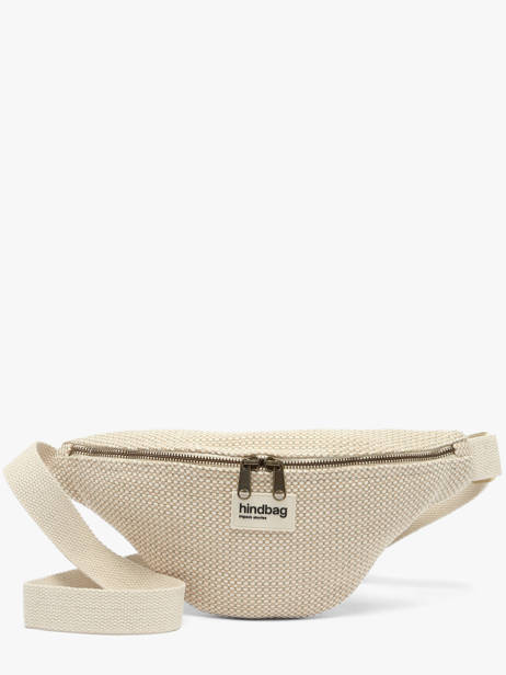 Sac Banane Hindbag Beige tressage TS