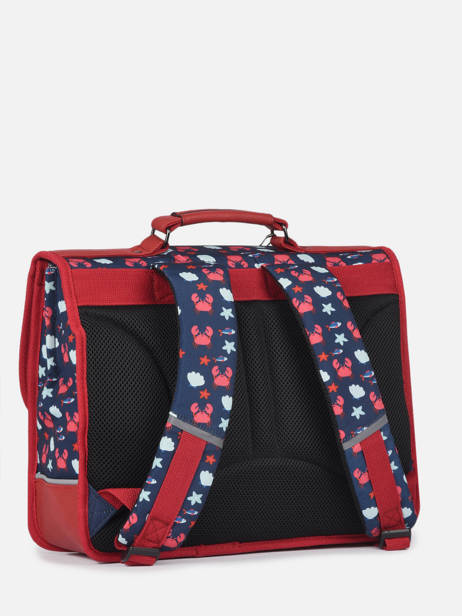 Satchel 2 Compartments Cameleon Blue retro PBRECA35 other view 5