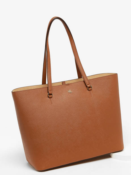 Leather Karly Tote Bag Lauren ralph lauren Brown karly 31911655 other view 2