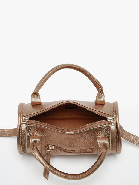 Sac Bandoulière Charlie Cuir  Paul marius Or vintage CHARLIE vue secondaire 3