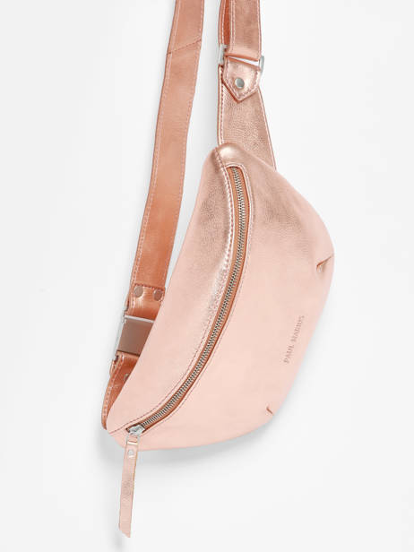 Leather La Banane Belt Bag Paul marius Pink vintage BANANE other view 2
