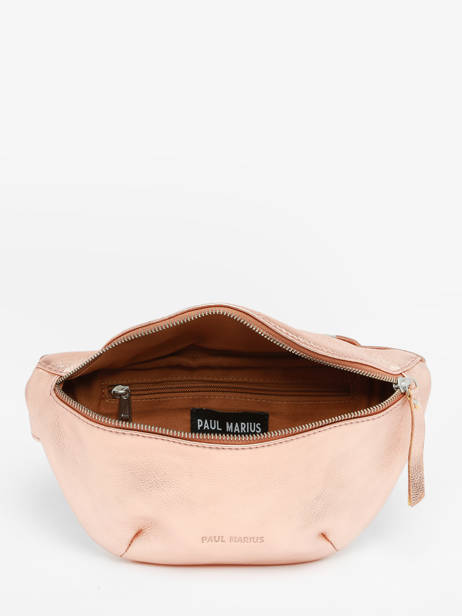 Leather La Banane Belt Bag Paul marius Pink vintage BANANE other view 3